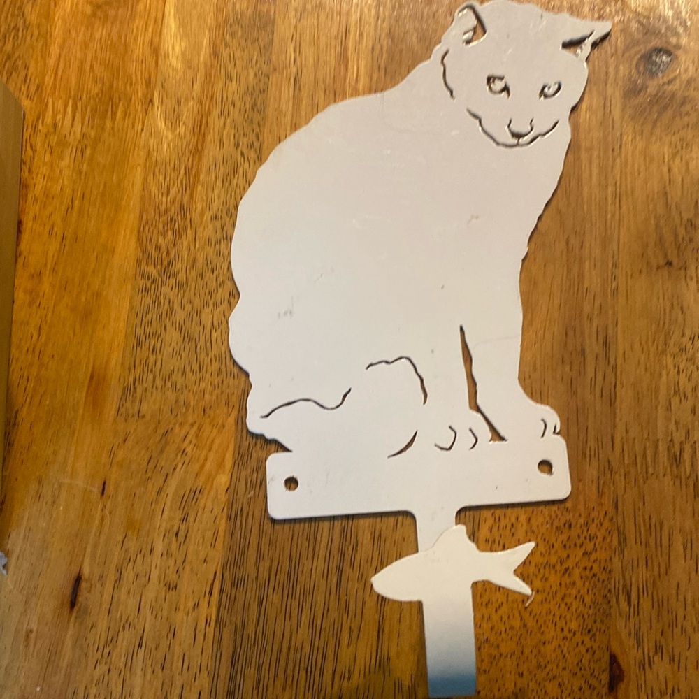 3/$15. Cat hook or towel holder